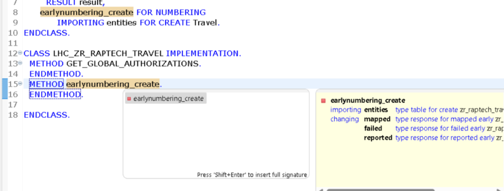 What is Numbering Characteristic in ABAP RAP?